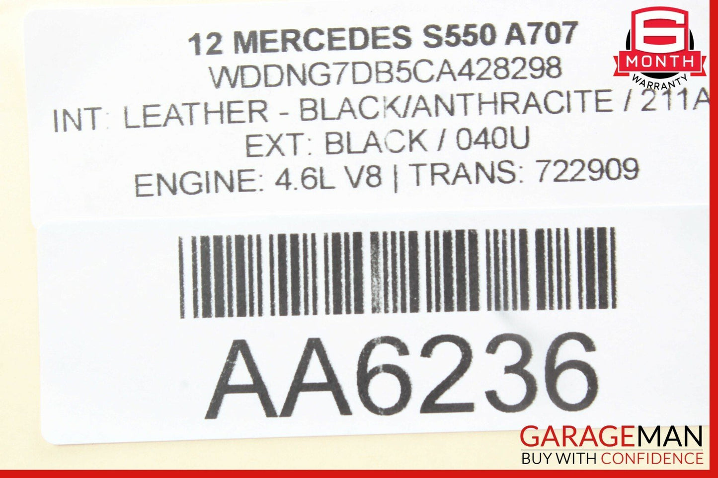 07-13 Mercedes W221 S550 Front Right Upper Control Arm Height Level Sensor Assy