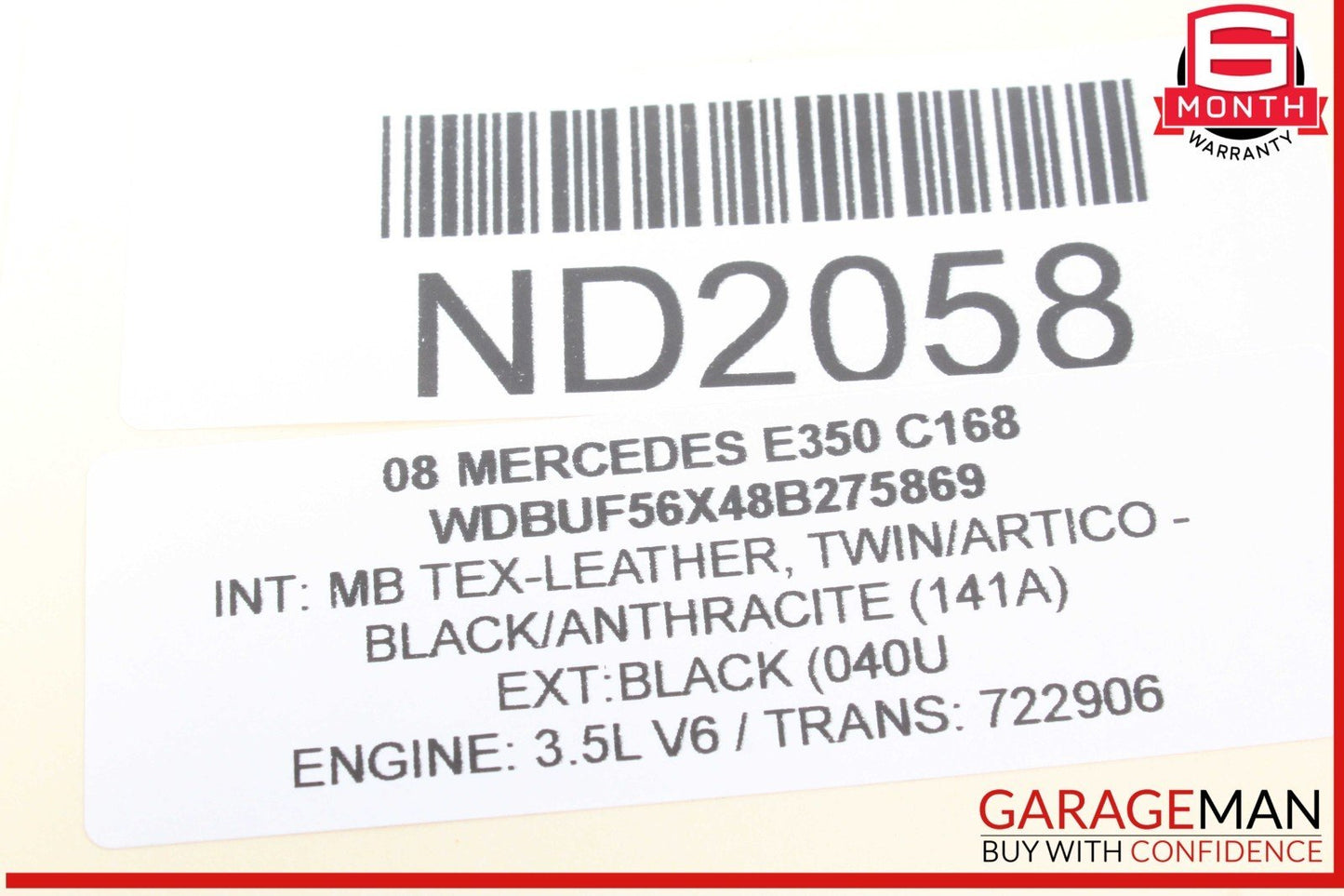 03-09 Mercedes W211 E350 E550 Front Right Passenger Side Door Control Module OEM