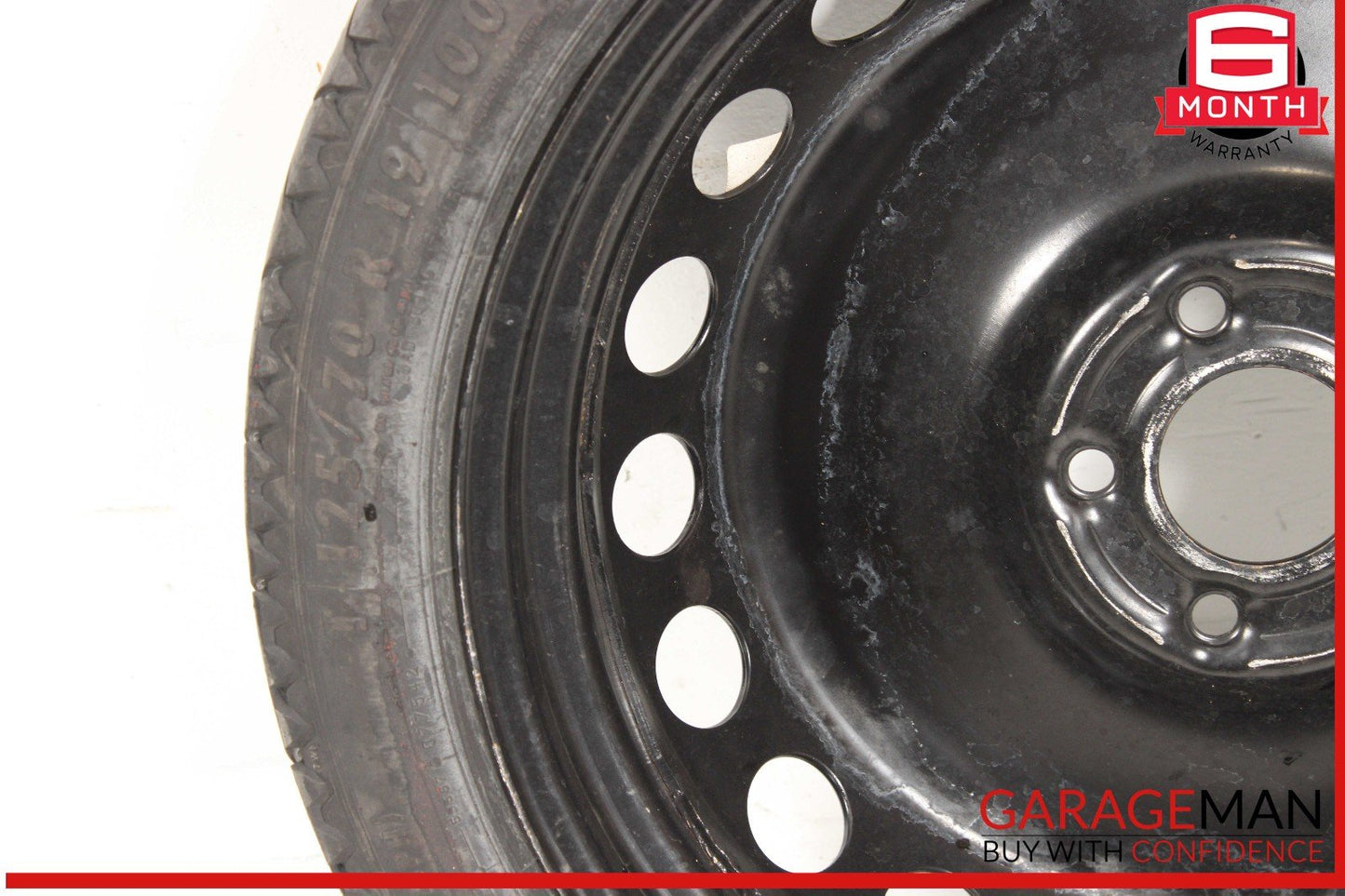 09-16 Audi S4 A4 B8 Spare Tire Wheel Rim T125/70 R19 OEM