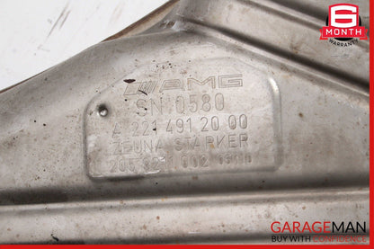 07-09 Mercedes W221 S600 S550 AMG Sport Rear Exhaust Muffler Tips Set of 2 Pc