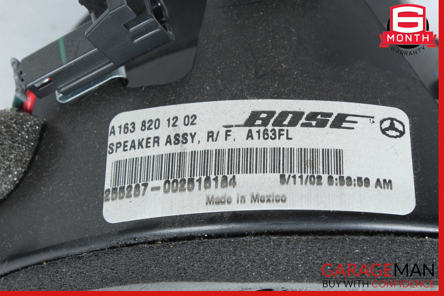 02-05 Mercedes W163 ML500 Front Right & Left Bose Sound Speaker Set OEM
