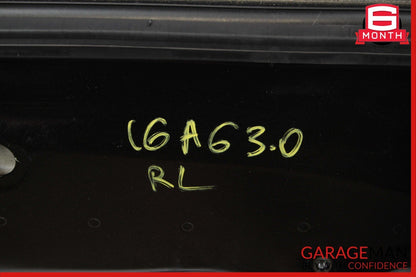 12-18 Audi A6 Rear Left Driver Side Exterior Door Shell Frame Panel Black