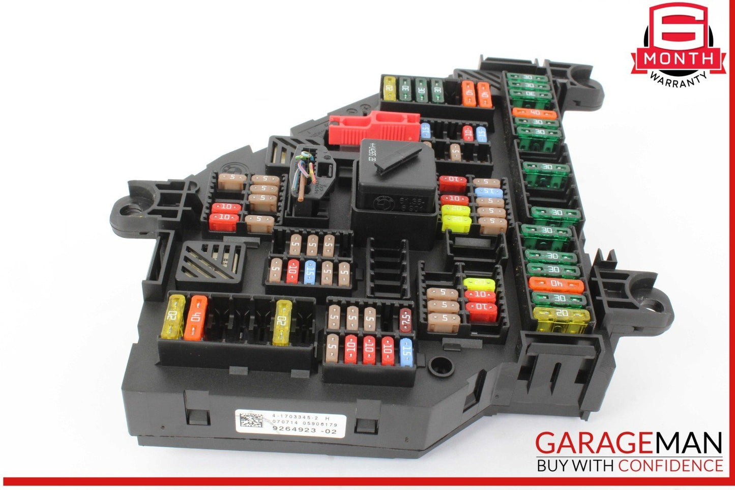 11-16 BMW 528i 535i 550i F10 Rear Power Distribution Fuse Box Module OEM