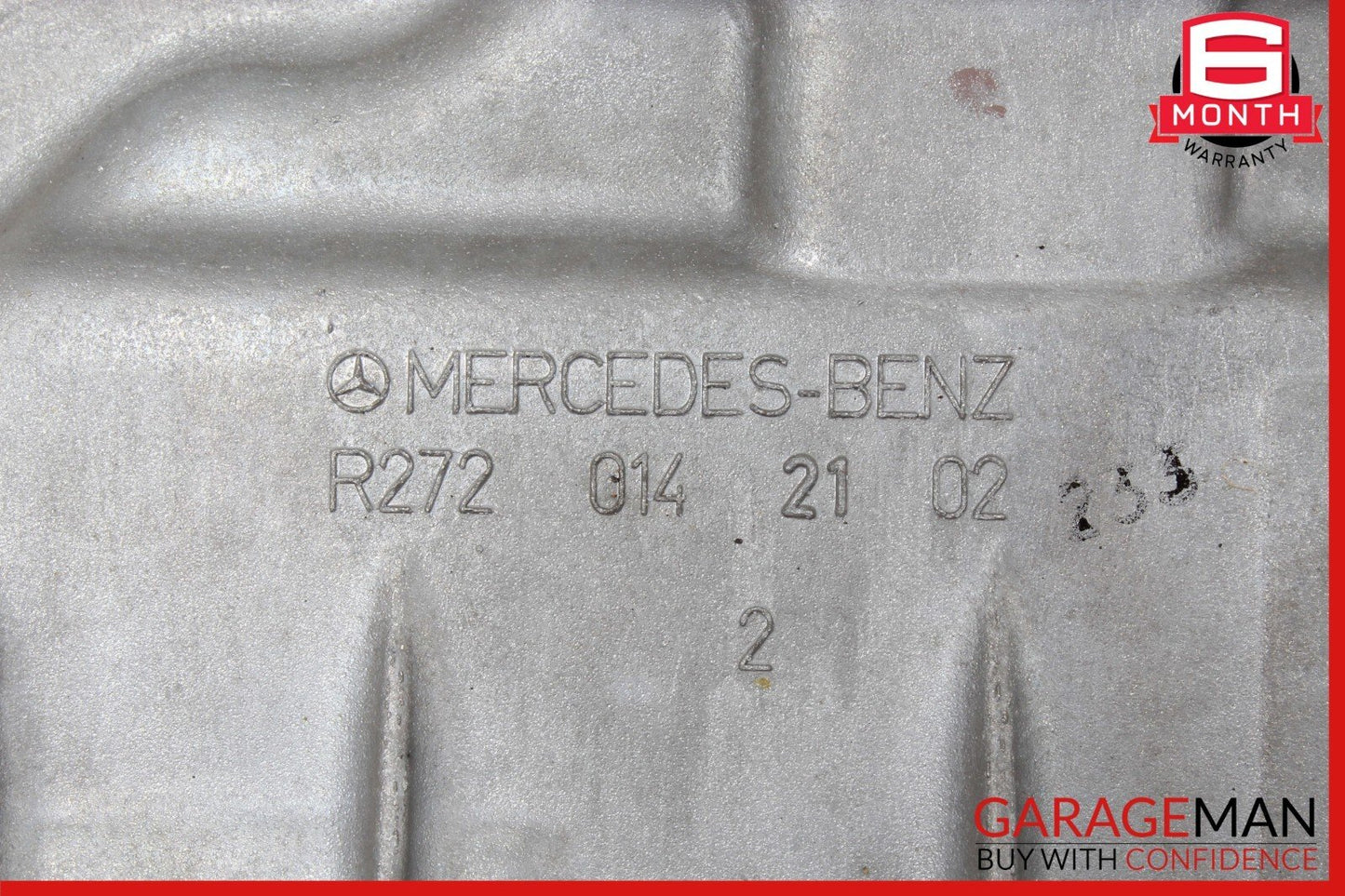 05-11 Mercedes W211 E350 C350 Engine Upper Oil Sump Baffle Pan 2720142102 OEM