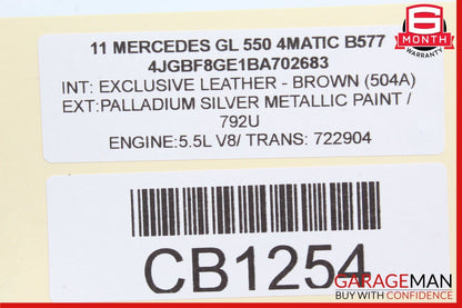 06-12 Mercedes X164 GL550 GL450 Rear Right or Left Tie Rod Upper Control Arm OEM