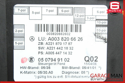 07-09 Mercedes W221 S450 S550 S63 AMG Rear Right / Left Door Controller Module