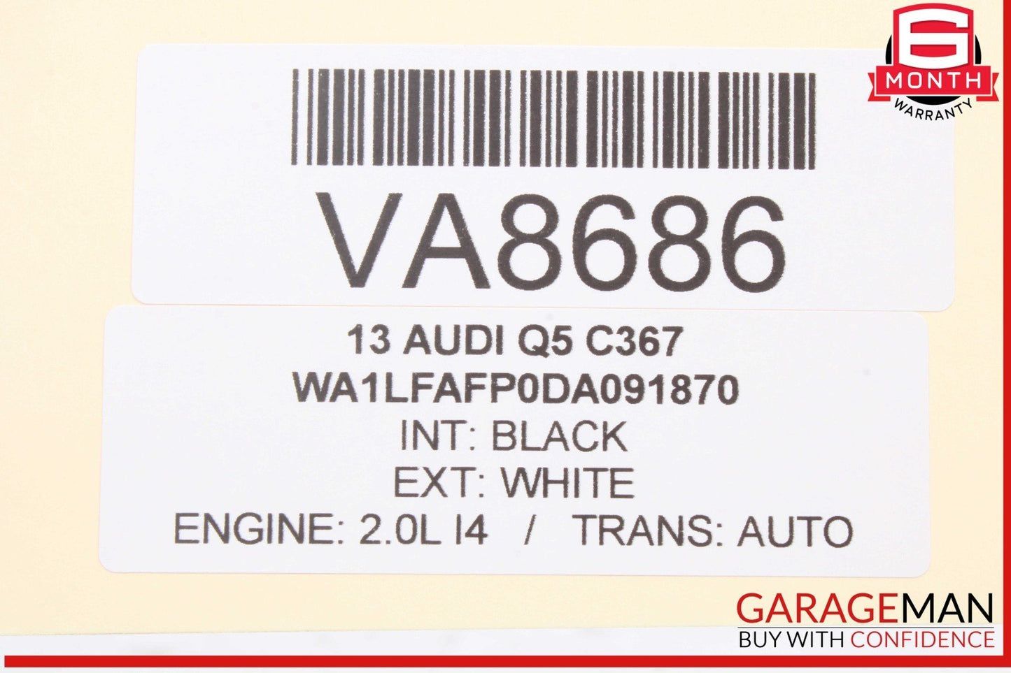 13-17 Audi Q5 SQ5 Front Right Passenger Side Door Control Module Unit 8K0959792R
