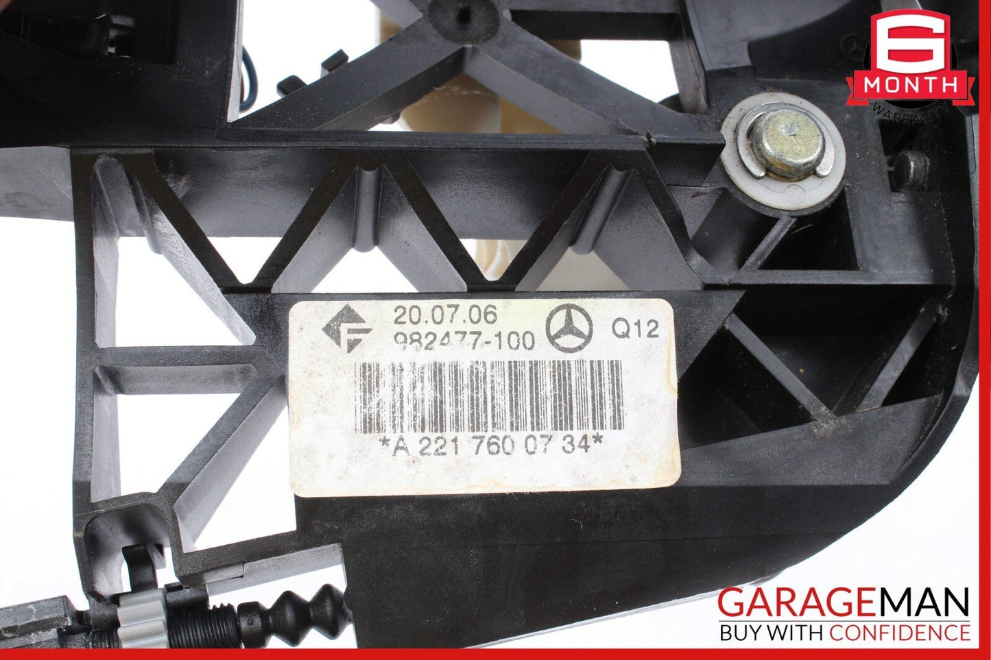 07-13 Mercedes W221 S550 S400 S350 Rear Left Exterior Door Handle Keyless Go OEM