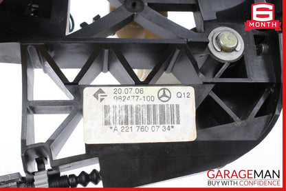 07-13 Mercedes W221 S550 S400 S350 Rear Left Exterior Door Handle Keyless Go OEM