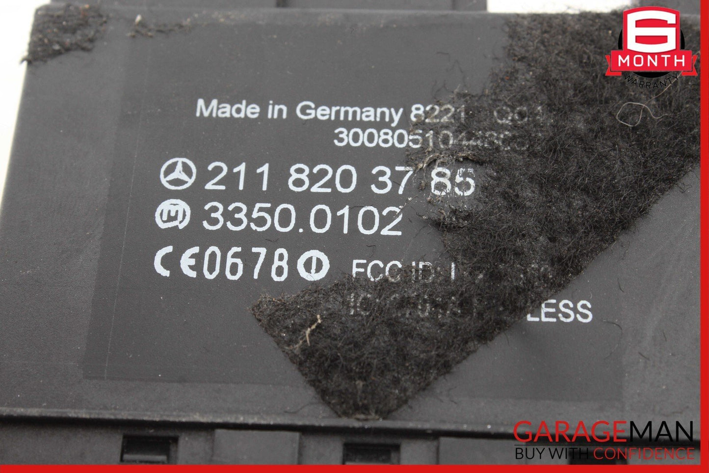 06-11 Mercedes W219 CLS550 E550 Rear Door Keyless Go Control Module Unit