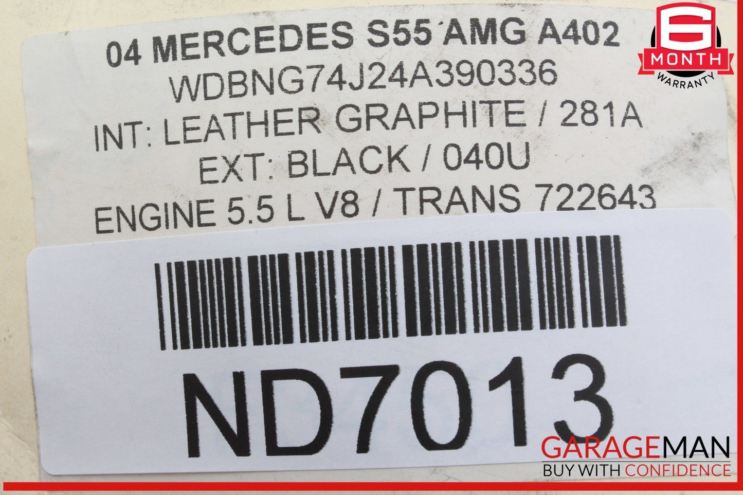 03-06 Mercedes W220 S55 AMG ABS PML Control Electronic Stability Unit ESP OEM