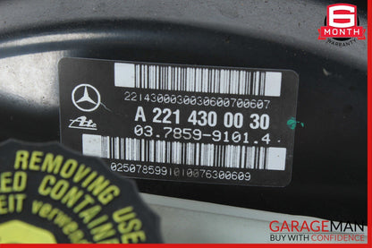 07-09 Mercedes W221 S550 Power Brake Booster Master Cylinder Reservoir Assembly