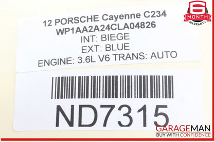 11-18 Porsche Cayenne 958 Front Left or Right Side CV Axle Shaft 7P5407271B OEM