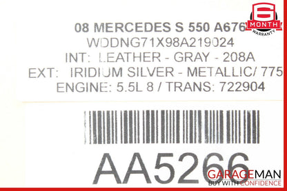 07-14 Mercedes W221 S550 CL550 CL600 Ipod Interface Control Module OEM