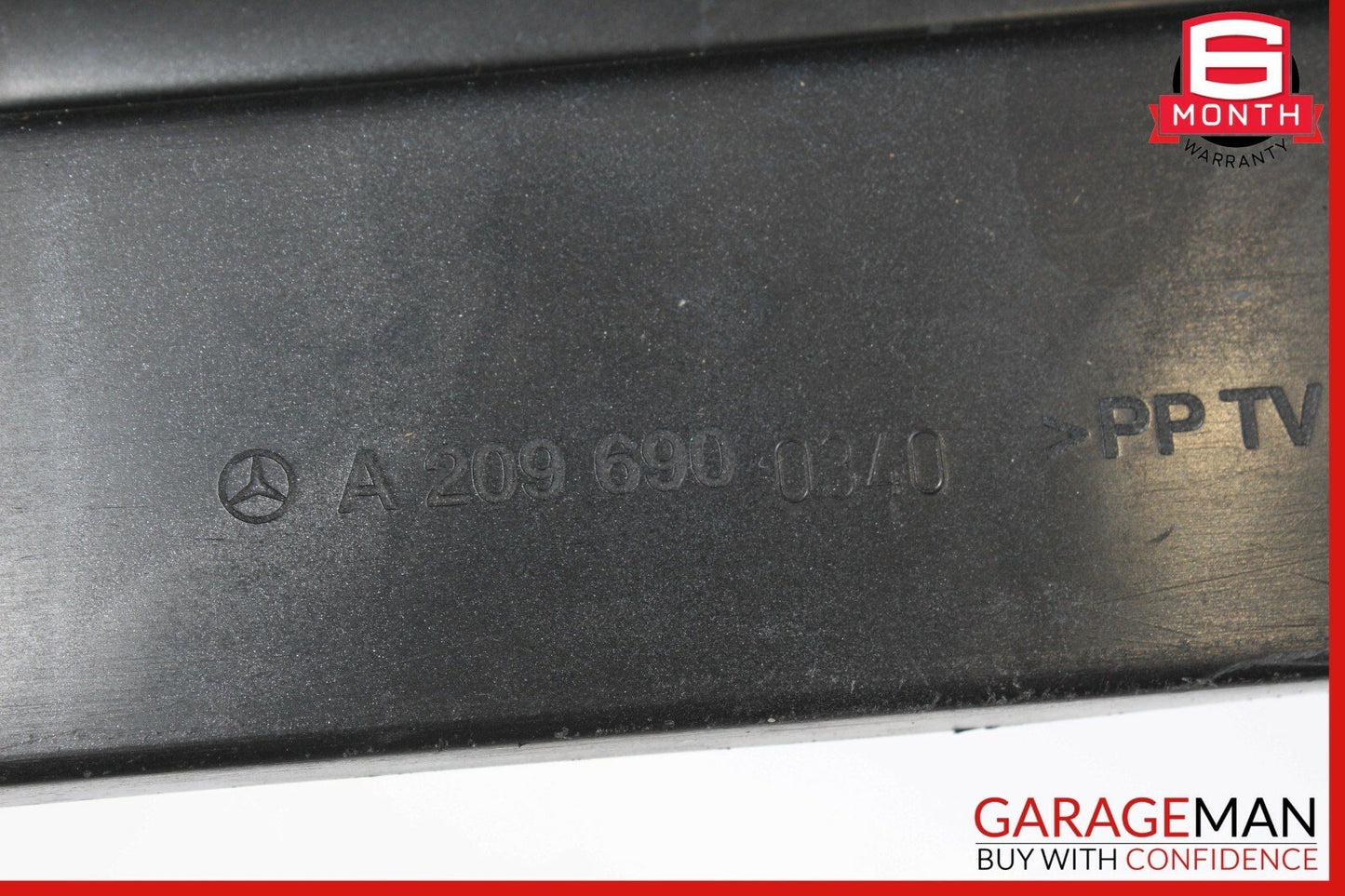 03-09 Mercedes W209 CLK350 CLK500 Left Side Rocker Skirt Molding Panel Black OEM