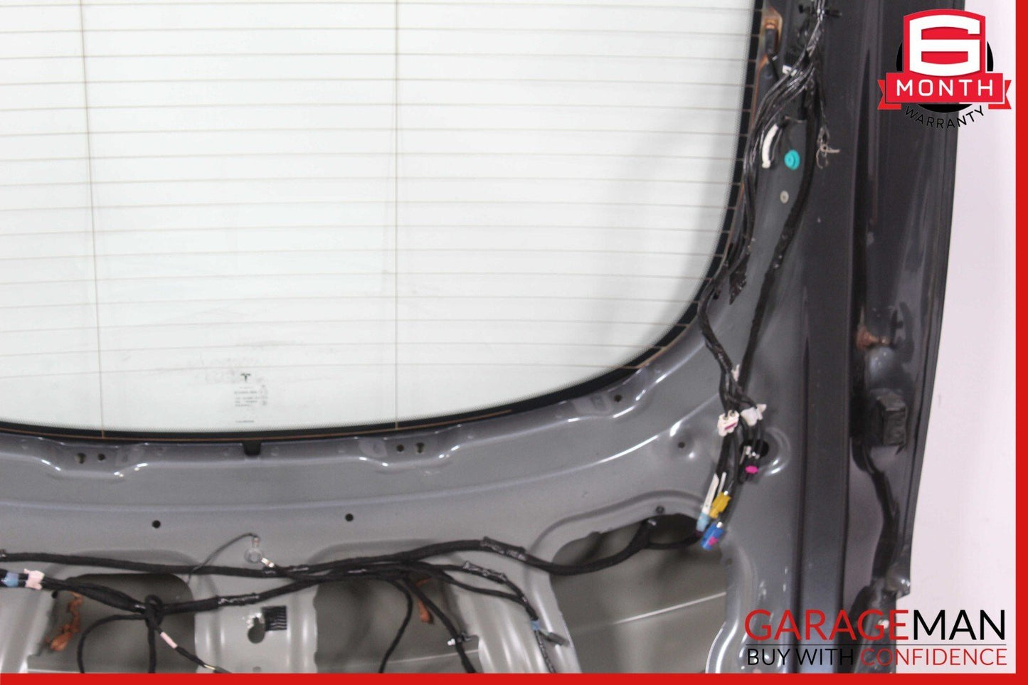 12-20 Tesla Model S Rear Liftgate Tailgate Hatch Trunk Lid Shell Glass Gray OEM