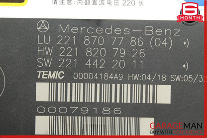 07-09 Mercedes W221 S550 Front Left / Right Seat Contour Computer Control Module