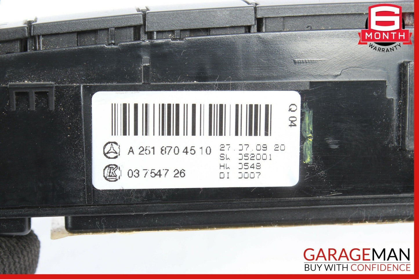 06-10 Mercedes W251 R350 R500 Center Dashboard Hazard ESP Control Switch OEM