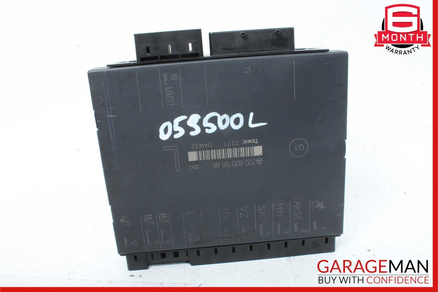 03-06 Mercedes W220 S500 S55 AMG Front Left Driver Side Seat Control Module Unit