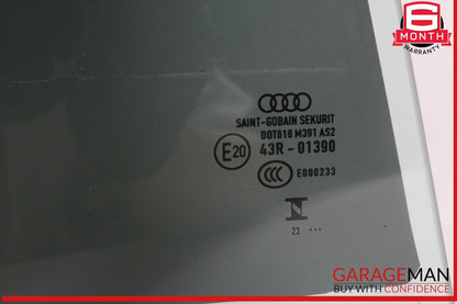 17-24 Audi A4 Rear Right Passenger Side Door Window Glass 8W5845206C OEM