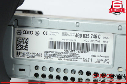 12-18 Audi A7 Multimedia Audio CD Player Receiver Head Unit 4G0035746 OEM