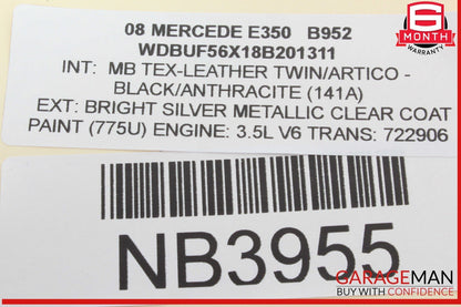 07-09 Mercedes W211 E350 CLS550 Front Right Seatbelt Seat Belt Retractor