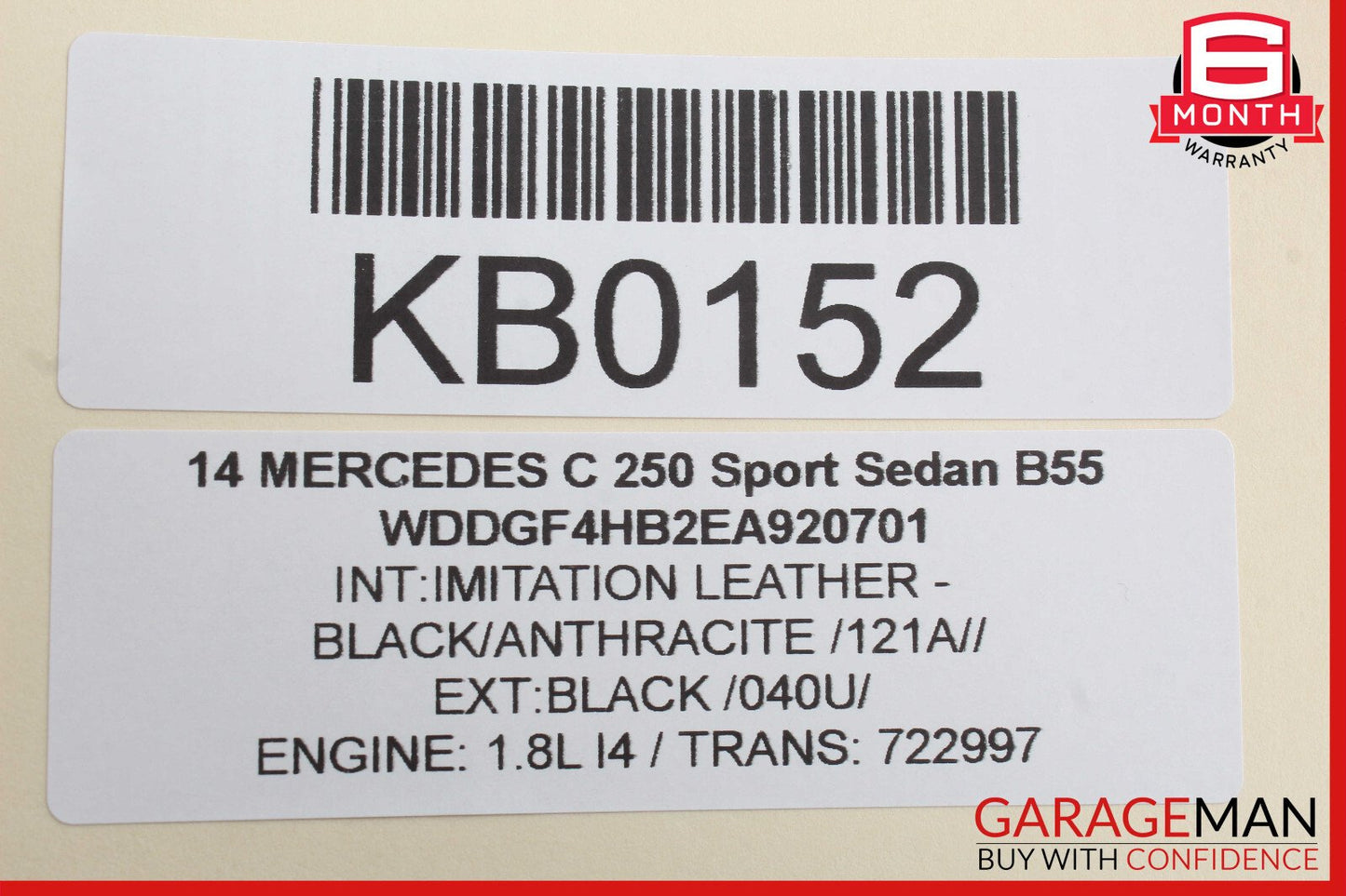 08-18 Mercedes W204 C250 CLS550 Front Left Side Door Control Module OEM