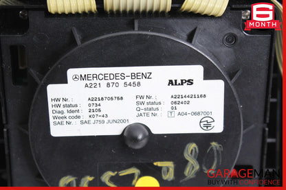07-09 Mercedes W221 S550 S450 CL550 Center Console Multi Function Switch Control