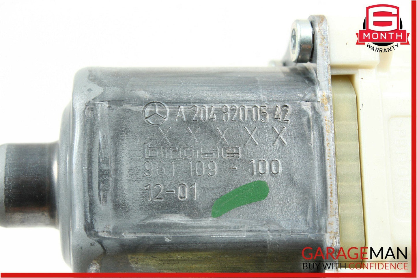 08-14 Mercedes W204 C250 Sedan Rear Left Side Door Window Regulator Motor Unit
