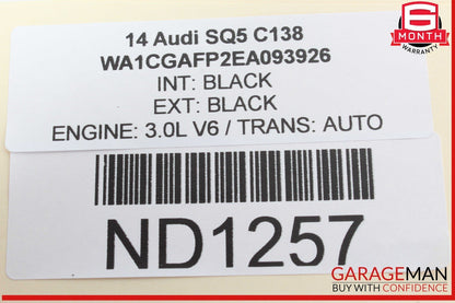 09-17 Audi SQ5 A4 Rear Right Passenger Side Upper Control Arm 8K0505324H OEM
