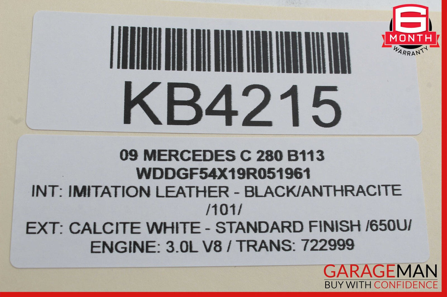 08-14 Mercedes W204 C350 C300 Rear Right Side Door Control Module 2048702526 OEM