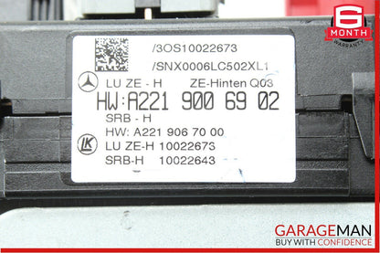 10-13 Mercedes W221 S450 S550 S63 AMG Rear Sam Fuse Box Relay Control Assembly