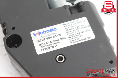 10-17 Mercedes W207 E350 E550 Upper Panoramic Sunroof Sun Roof Motor Unit OEM
