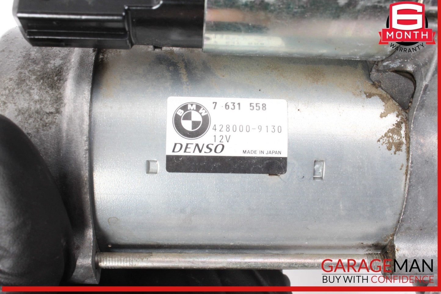 14-18 BMW X5 Engine Motor Starter Denso 7631558 OEM