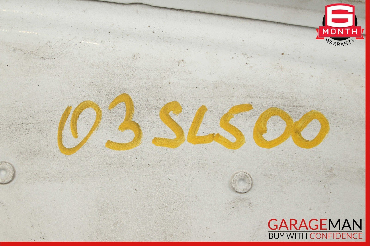 03-08 Mercedes R230 SL500 SL600 Front Hood Lid Bonnet Air Vent Cover Assy White