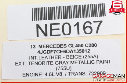 10-16 Mercedes X166 GL450 E550 C300 Front Active Lane Assist Front Camera OEM