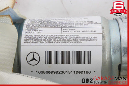13-16 Mercedes X166 GL450 GL550 GL350 Roof Curtain Air Bag Left Driver Side OEM