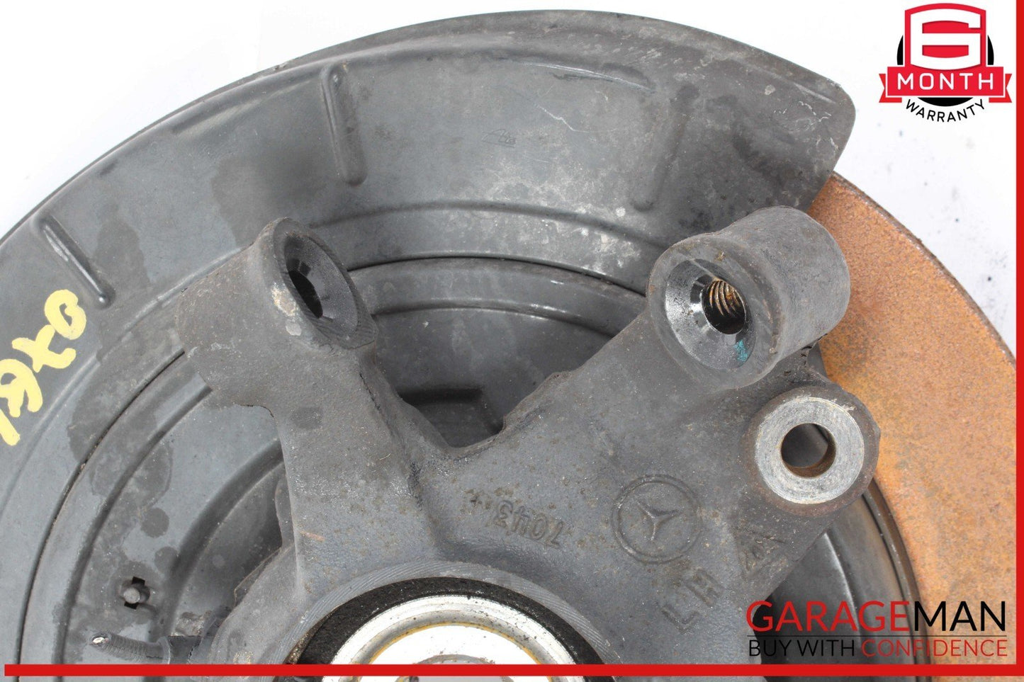 06-12 Mercedes X164 GL450 4MATIC Rear Left Side Spindle Knuckle w/ Rotor Disc