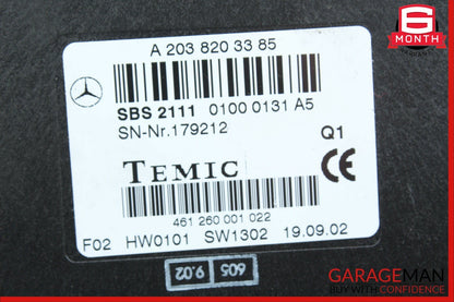 03-06 MERCEDES W215 CL600 SL55 AMG LANGUAGE VOICE CONTROL MODULE A74 OEM