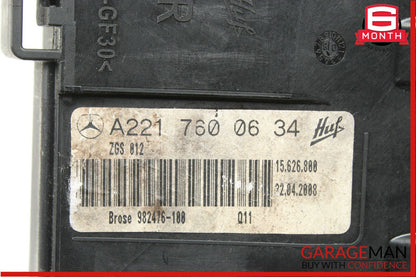 07-13 Mercedes W221 S550 Front Right Side Exterior Door Handle Keyless Go Grey