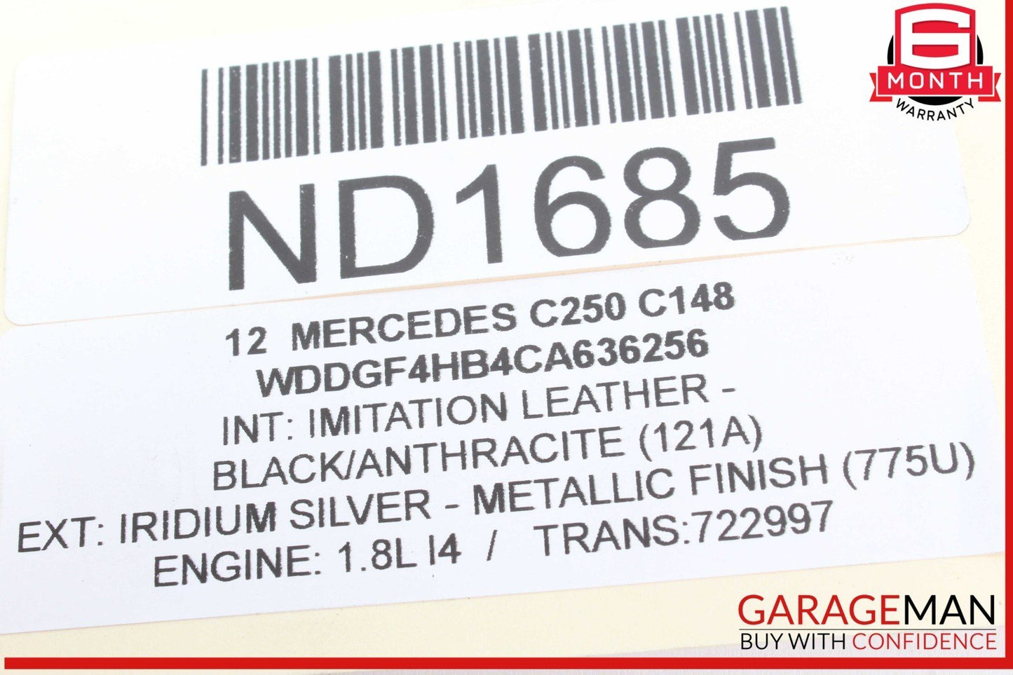 12-15 Mercedes W204 C250 Engine Motor Bracket Mount Right Side OEM