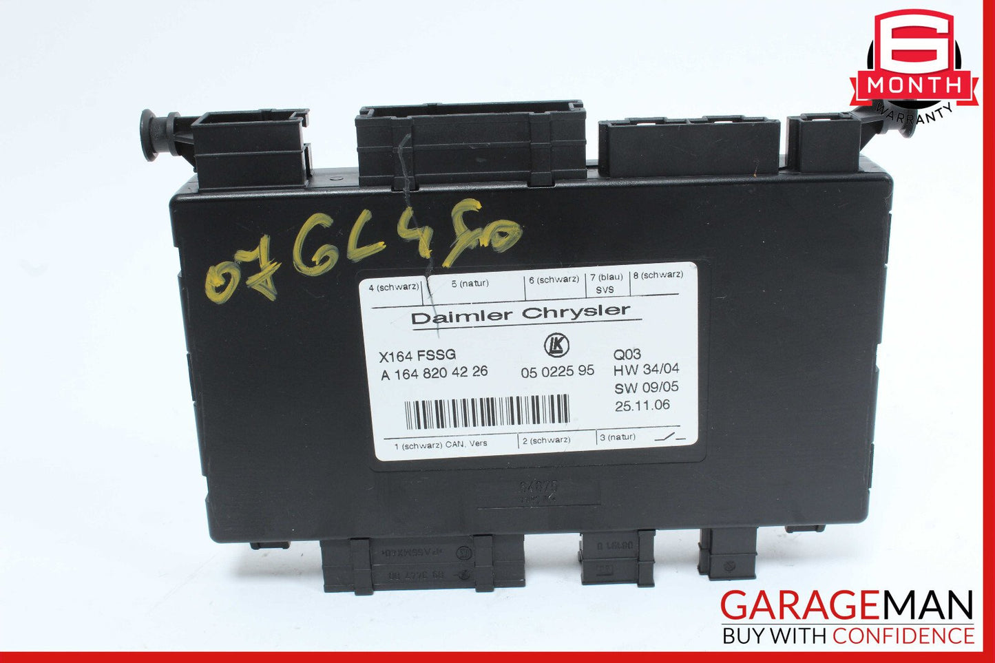 07-12 Mercedes X164 GL450 Third Seat Row Power Folding Control Module OEM