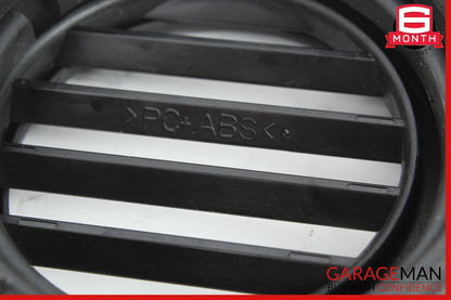 03-10 Porsche Cayenne 955 957 Dashboard A/C Air Vent Round Grille Trim Black OEM