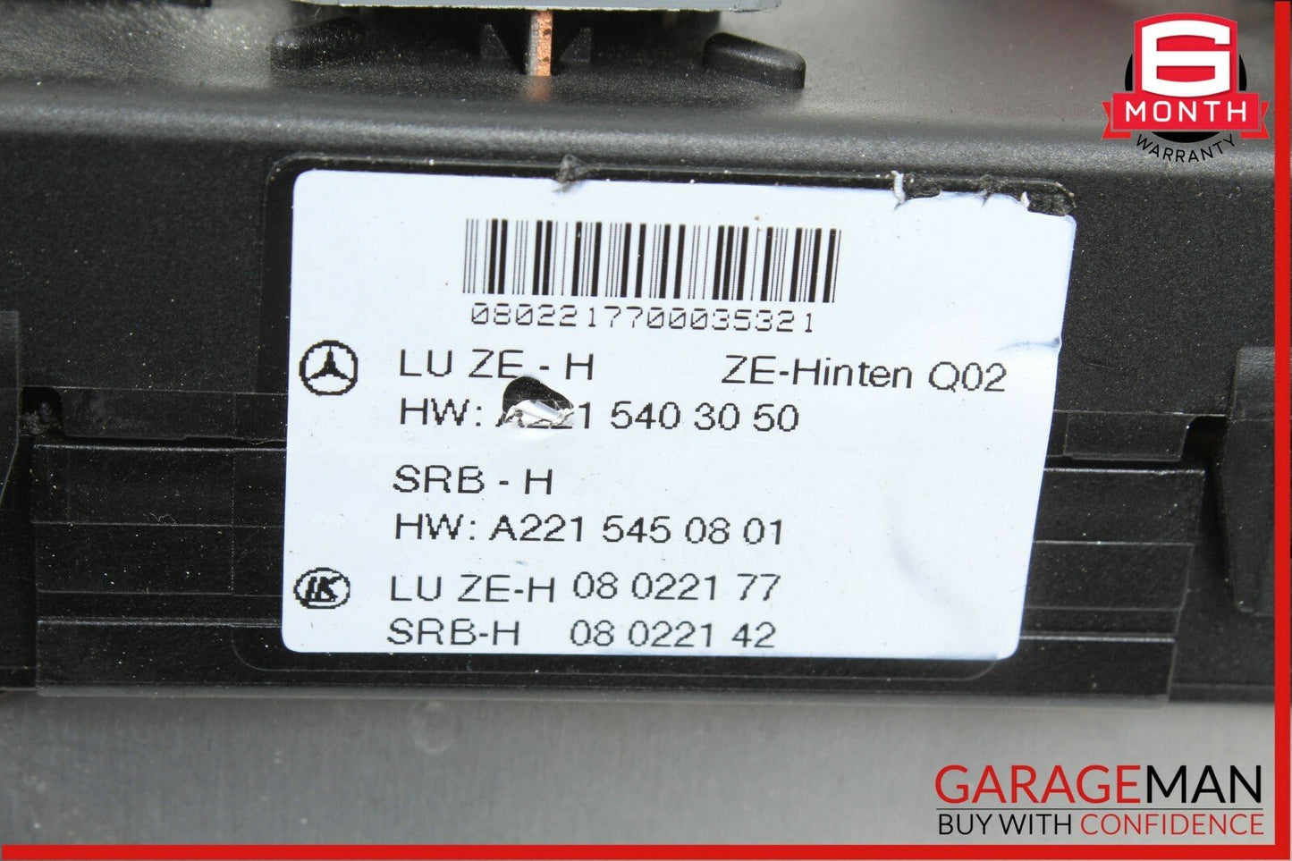 07-13 Mercedes S550 CL550 Rear Trunk Fuse SAM Relay Box Block Assembly