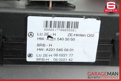 07-13 Mercedes S550 CL550 Rear Trunk Fuse SAM Relay Box Block Assembly