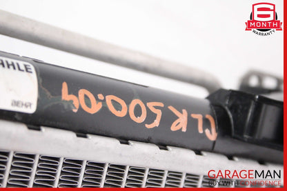 01-05 Mercedes W209 CLK500 C230 Engine Cooling Radiator AC A/C Condenser Assy