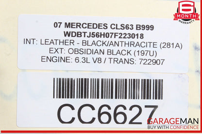 06-11 Mercedes W219 CLS63 AMG CLS550 Rear Right Spindle Knuckle Assembly Set OEM