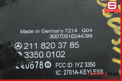06-11 Mercedes W219 CLS550 E550 Rear Left / Right Door Keyless Go Control Module