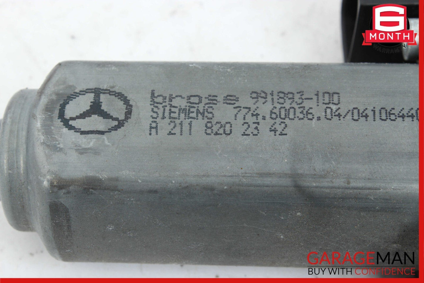 03-09 Mercedes W211 E350 E550 Rear Left Driver Side Window Regulator Motor OEM