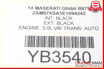 14-21 Maserati Ghibli Front Right Passenger Side Exterior Door Handle OEM